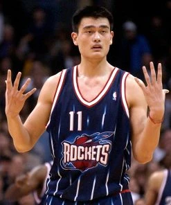 Yao Ming Houston Rockets #11 Mitchell & Ness NBA Authentic 2002-2003 Jersey