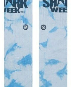 Stance X Discovery Channel Shark Week Logo Socks Large Men's 9-13