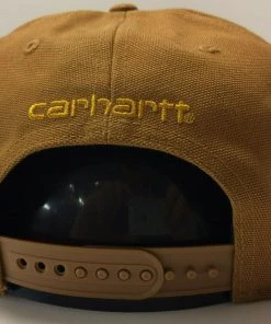 Carhartt Ashland Men's Adjustable Snapback Flat Brim Cap Authentic Canvas Hat