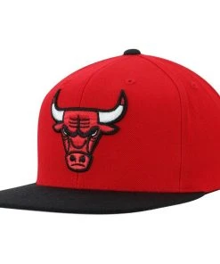 Chicago Bulls Mitchell & Ness NBA Snapback Hat 2Tone Hardwood Classics Cap