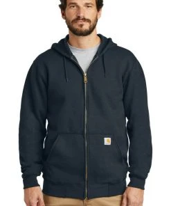 Carhartt Men's Midweight Hooded Sweatshirt Zip Front Long Sleeve Workwear Hoodie 24 Carhartt Men's Midweight Hooded Sweatshirt Zip Front Long Sleeve Workwear Hoodie
