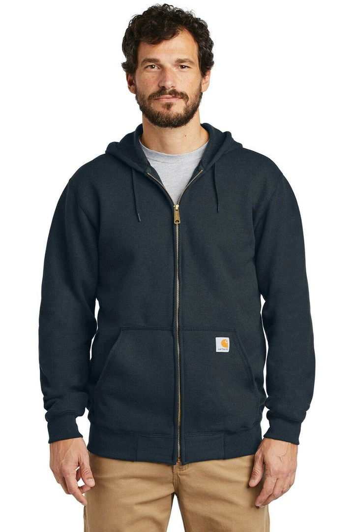 Carhartt Men's Midweight Hooded Sweatshirt Zip Front Long Sleeve Workwear Hoodie 5 Carhartt Men's Midweight Hooded Sweatshirt Zip Front Long Sleeve Workwear Hoodie