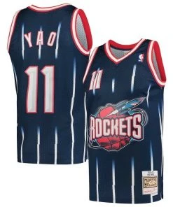 Yao Ming Houston Rockets #11 Mitchell & Ness NBA Authentic 2002-2003 Jersey