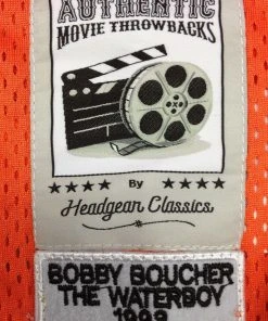 Headgear Classics NFL Bobby Boucher The Waterboy Adam Sandler Movie Authentic Football Jersey Mud Dog