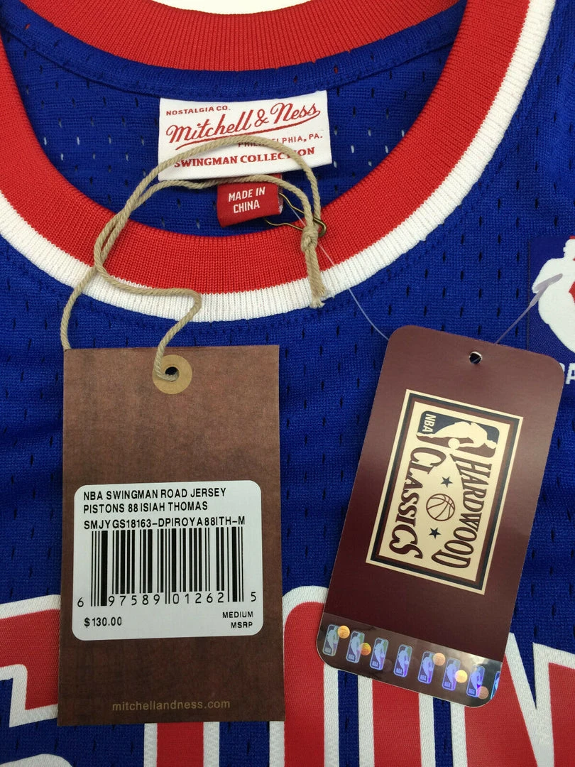 Isiah Thomas Detroit Pistons Mitchell & Ness NBA Authentic Jersey 1988-1989 10 Isiah Thomas Detroit Pistons Mitchell & Ness NBA Authentic Jersey 1988-1989