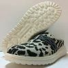 Hey Dude Wendy Nora Black Cheetah Lightweight Casual Comfy Slip On Women's Shoes