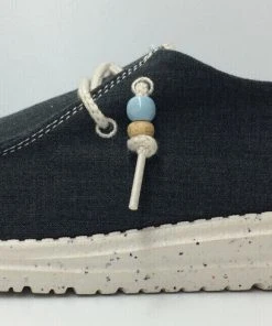 Hey Dude Wendy Natural Carbon Women's Lightweight Comfortable Shoes Slip On