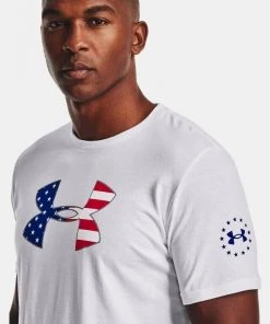 Under Armour Mens UA Freedom Big Flag Logo Short Sleeve Graphic T-Shirt SS Tee 29 Under Armour Mens UA Freedom Big Flag Logo Short Sleeve Graphic T-Shirt SS Tee