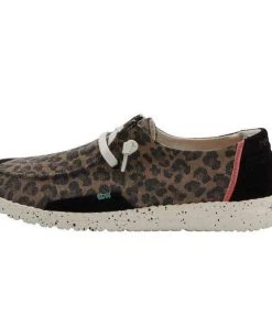 Hey Dude Shoes Hey Dude Wendy Jungle Brown Lightweight Casual Comfortable Slip On Women's Shoes 8 Hey Dude Shoes Hey Dude Wendy Jungle Brown Lightweight Casual Comfortable Slip On Women's Shoes