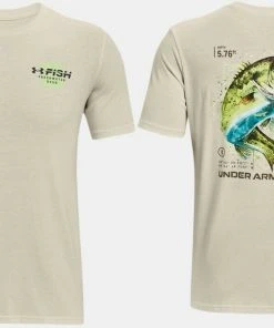 Under Armour Mens UA Fish Bass Waterblur Graphic Short Sleeve Graphic T-Shirt