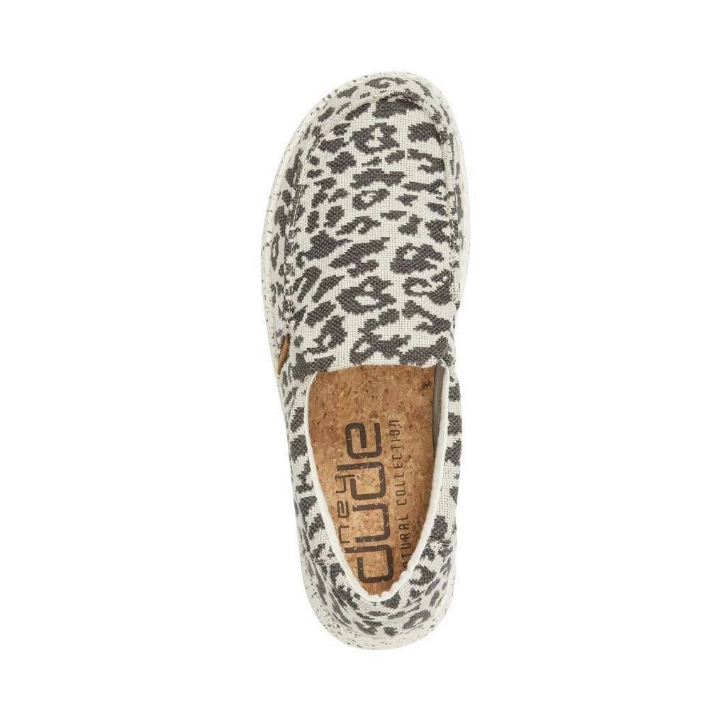 Hey Dude Wendy Hey Dude Women's Wendy Misty Woven Cheetah Grey Shoes Slip On Comfortable Casual 6 Hey Dude Wendy Hey Dude Women's Wendy Misty Woven Cheetah Grey Shoes Slip On Comfortable Casual