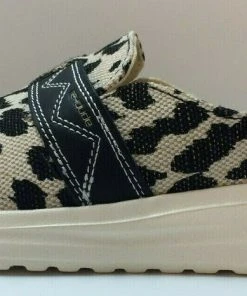 Hey Dude Wendy Nora Black Cheetah Lightweight Casual Comfy Slip On Women's Shoes 8 Hey Dude Wendy Nora Black Cheetah Lightweight Casual Comfy Slip On Women's Shoes