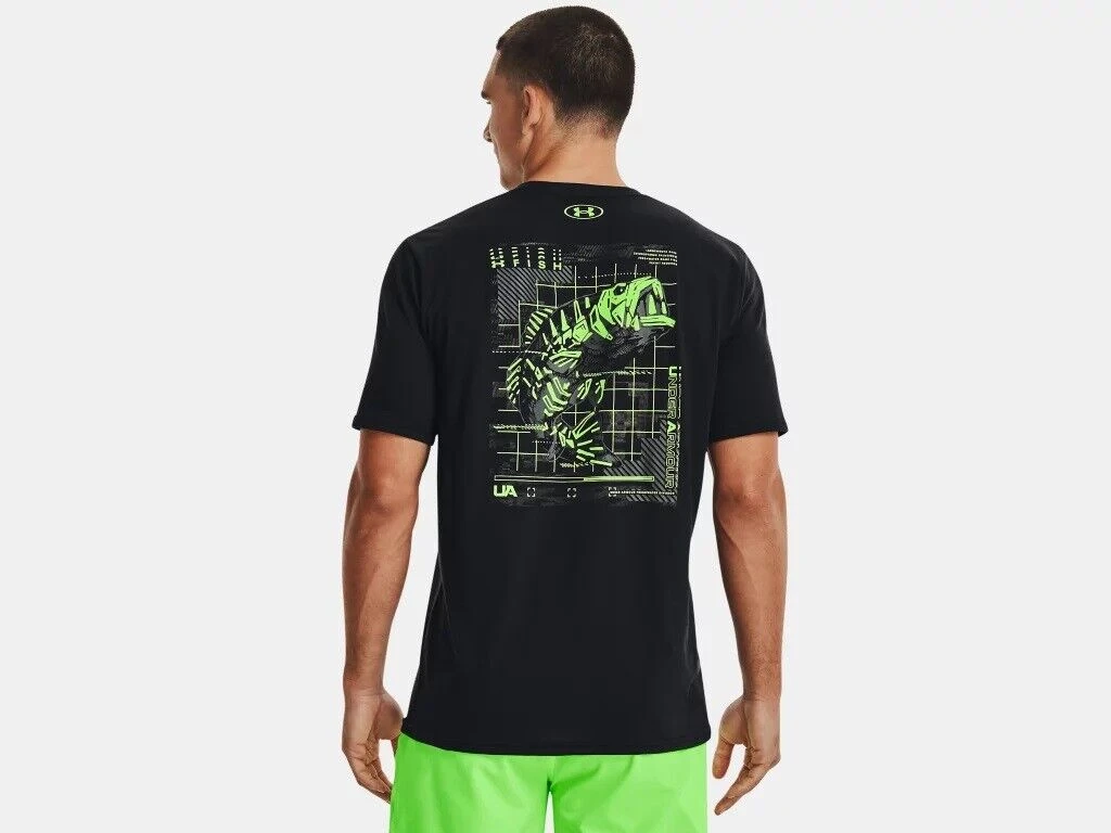 Under Armour Men's UA Fish Bass Skelmatic Short Sleeve Graphic T-Shirt SS Tee 2 Under Armour Men's UA Fish Bass Skelmatic Short Sleeve Graphic T-Shirt SS Tee