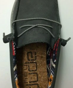 Hey Dude Wally Recycled Leather Quarry Casual Lightweight Slip On Men's Shoes Hey Dude Shoes 11 Hey Dude Wally Recycled Leather Quarry Casual Lightweight Slip On Men's Shoes Hey Dude Shoes