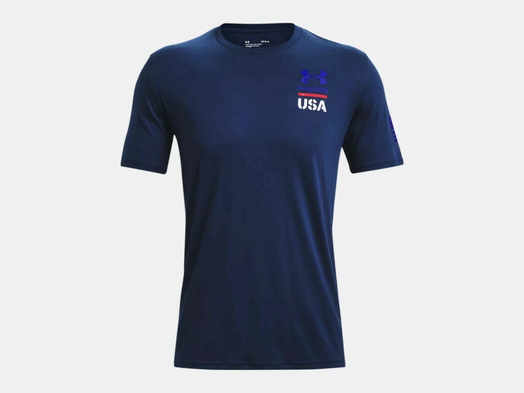 Under Armour Mens UA Freedom USA States Logo Short Sleeve Graphic T-Shirt SS Tee 5 Under Armour Mens UA Freedom USA States Logo Short Sleeve Graphic T-Shirt SS Tee