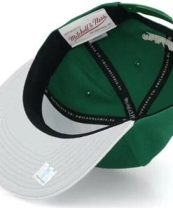Milwaukee Bucks Mitchell & Ness NBA Snapback Hat 2Tone Flat Brim Adjustable Cap