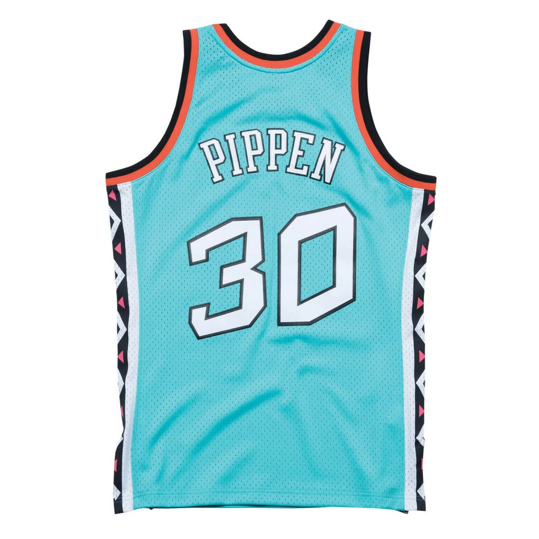 1996 NBA All-Star Game Scottie Pippen #30 Mitchell & Ness Teal Authentic Jersey 2 1996 NBA All-Star Game Scottie Pippen #30 Mitchell & Ness Teal Authentic Jersey