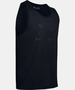 Under Armour Men's UA Sport Style Logo Cotton Tank Big Logo - Many Colors