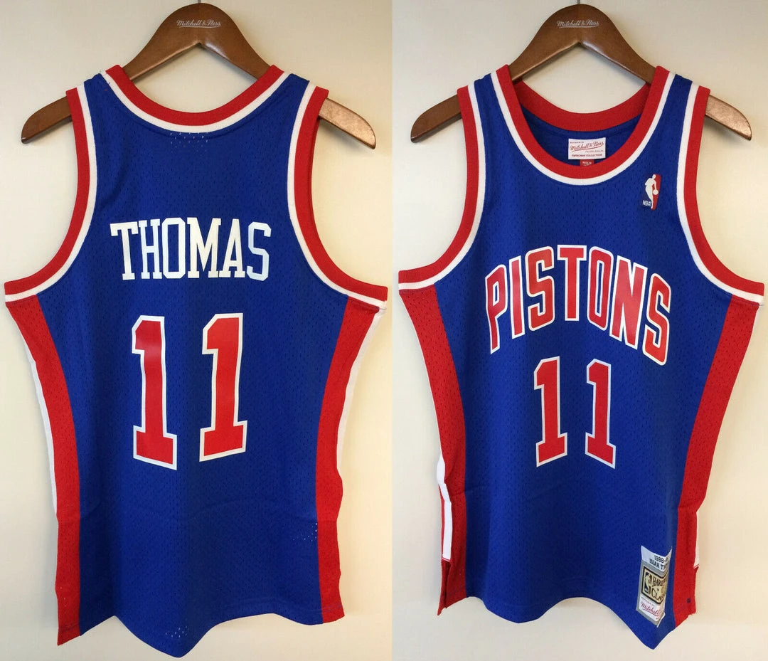 Isiah Thomas Detroit Pistons Mitchell & Ness NBA Authentic Jersey 1988-1989 1 Isiah Thomas Detroit Pistons Mitchell & Ness NBA Authentic Jersey 1988-1989