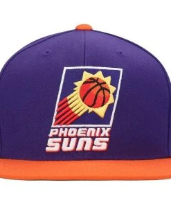 Phoenix Suns Mitchell & Ness NBA Snapback Hat 2Tone Hardwood Classics Cap Retro