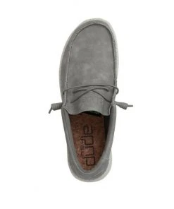 Hey Dude Wally Recycled Leather Grey Men's Shoes Comfortable Lightweight Casual Hey Dude Shoes 11 Hey Dude Wally Recycled Leather Grey Men's Shoes Comfortable Lightweight Casual Hey Dude Shoes