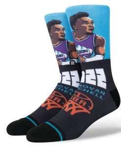 Donovan Mitchell Utah Jazz Stance NBA Graded Socks Large Mens 9-13