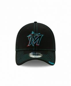 2022 Miami Marlins M New Era MLB Neo 39THIRTY Stretch Fit Flex Mesh Back Cap Hat