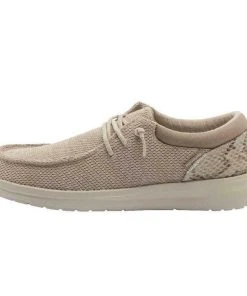 Hey Dude Shoes Hey Dude Wendy Polly Sox Rose Dust Lightweight Women's Shoes Slip On Casual Shoe