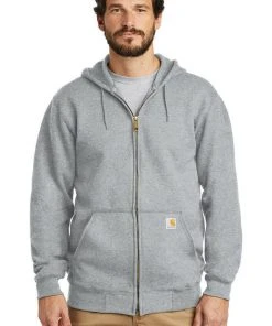 Carhartt Men's Midweight Hooded Sweatshirt Zip Front Long Sleeve Workwear Hoodie 22 Carhartt Men's Midweight Hooded Sweatshirt Zip Front Long Sleeve Workwear Hoodie