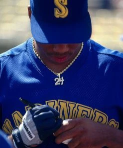 Ken Griffey Jr. Seattle Mariners Mitchell & Ness MLB Authentic Batting Jersey 9 Ken Griffey Jr. Seattle Mariners Mitchell & Ness MLB Authentic Batting Jersey