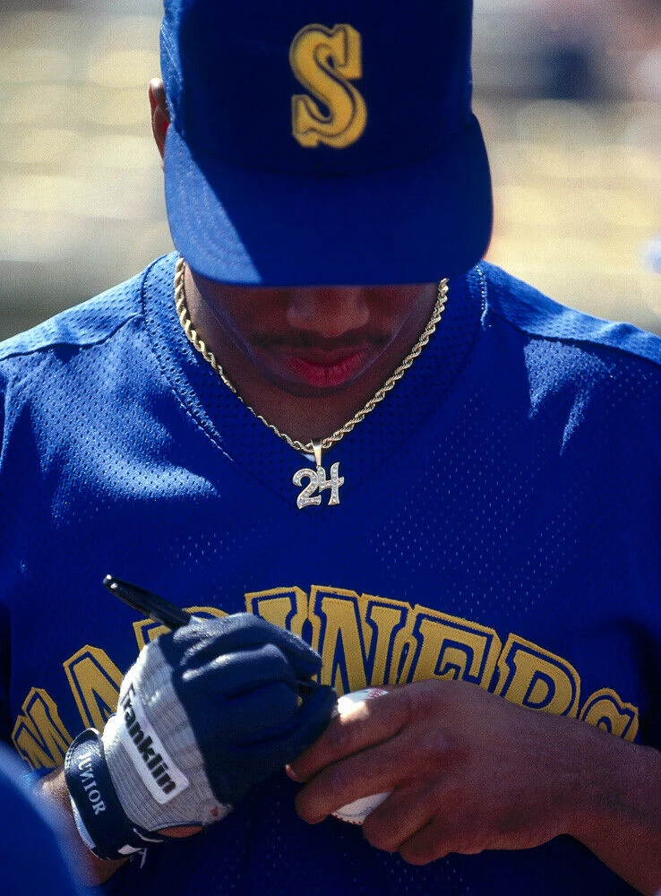 Ken Griffey Jr. Seattle Mariners Mitchell & Ness MLB Authentic Batting Jersey 5 Ken Griffey Jr. Seattle Mariners Mitchell & Ness MLB Authentic Batting Jersey