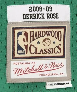 NBA Derrick Rose Chicago Bulls Mitchell & Ness Authentic St. Patrick's Day Jersey 8 NBA Derrick Rose Chicago Bulls Mitchell & Ness Authentic St. Patrick's Day Jersey