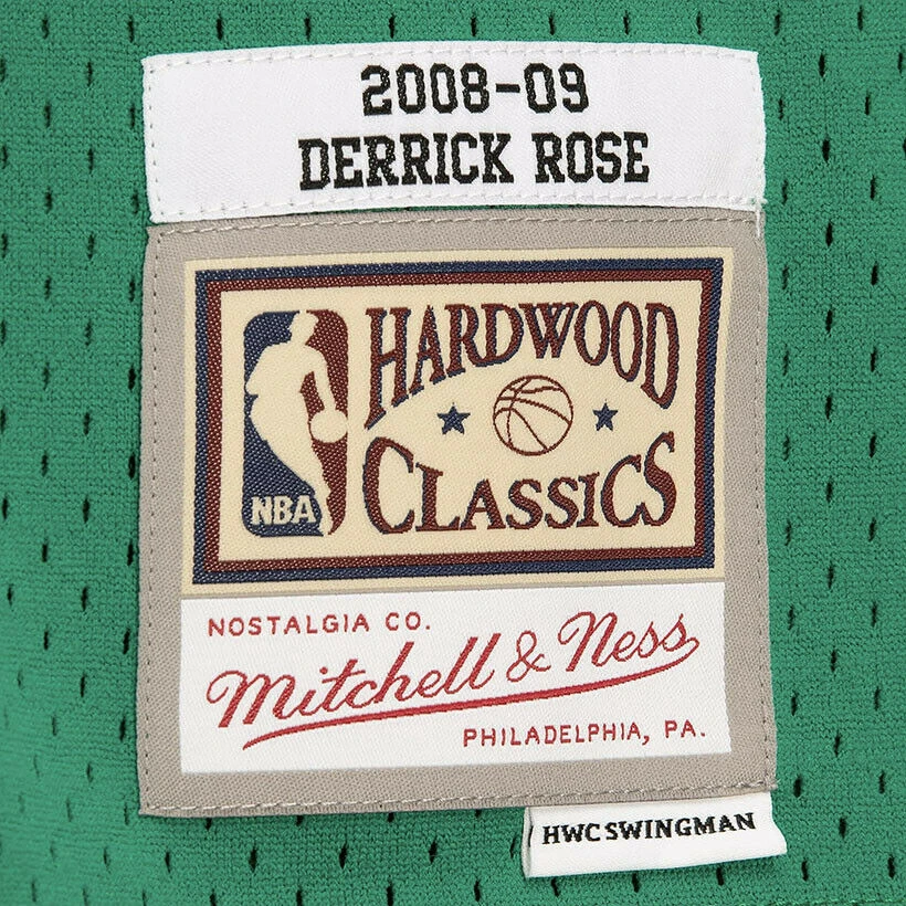 NBA Derrick Rose Chicago Bulls Mitchell & Ness Authentic St. Patrick's Day Jersey 4 NBA Derrick Rose Chicago Bulls Mitchell & Ness Authentic St. Patrick's Day Jersey