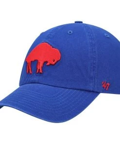 ’47 Buffalo Bills '47 Brand NFL Clean Up Adjustable Strapback Hat Dad Cap Legacy