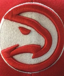 2022 Atlanta Hawks Mitchell & Ness NBA Snapback Hat 2Tone XL Logo Cap Retro