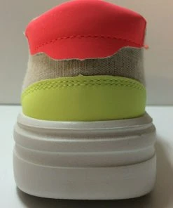 Hey Dude Wendy Rise Leopard Neon Beige Lightweight Casual Slip On Women's Shoes Hey Dude Shoes