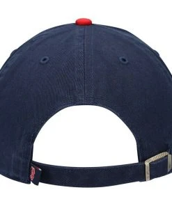 ’47 Boston Red Sox '47 Brand MLB Clean Up Adjustable Strapback Hat Dad Cap Stockings