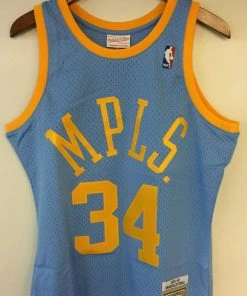 Shaquille O'Neal Los Angeles Lakers MPLS Mitchell & Ness Authentic Jersey Shaq NBA 14 Shaquille O'Neal Los Angeles Lakers MPLS Mitchell & Ness Authentic Jersey Shaq NBA