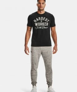 Under Armour Mens UA Project Rock Hardest Worker T-Shirt Dwayne "Rock" Johnson
