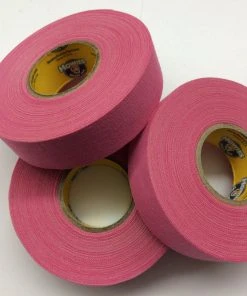 Pink Hockey Stick Tape - 1x27 Yards - 3 Rolls - Howies Hockey Tape - Grip Tape