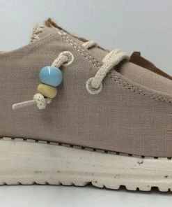 Hey Dude Shoes Hey Dude Wendy Natural Rose Women's Lightweight Comfortable Shoes Slip On