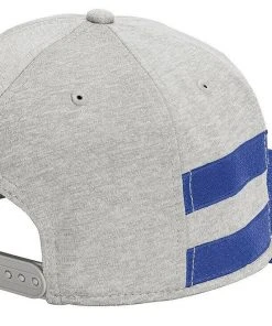 New Era 9FIFTY Shadow Heather Striped Flat Brim Snapback Hat Cap - Blank 950