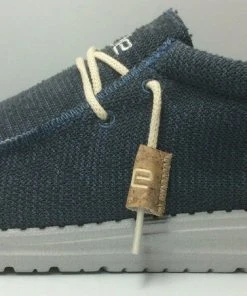 Hey Dude Wally Eden Navy Men's Shoes Comfortable Lightweight Slip On Casual Shoe 8 Hey Dude Wally Eden Navy Men's Shoes Comfortable Lightweight Slip On Casual Shoe