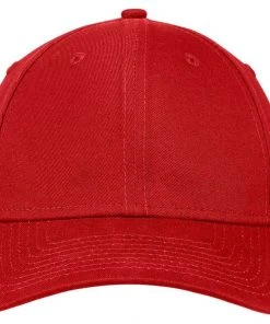 New Era 9FORTY Strapback Adjustable Hat Cap Blank Black, Charcoal, Royal, Red