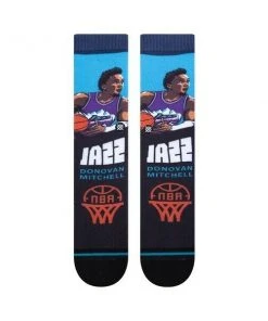 Donovan Mitchell Utah Jazz Stance NBA Graded Socks Large Mens 9-13