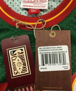 Shawn Kemp Seattle SuperSonics Mitchell & Ness Authentic 1995-96 Jersey Sonics NBA