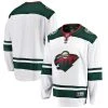 Fanatics 2022 Minnesota Wild Fantics NHL Authentic Breakaway Hockey Jersey Men Away White