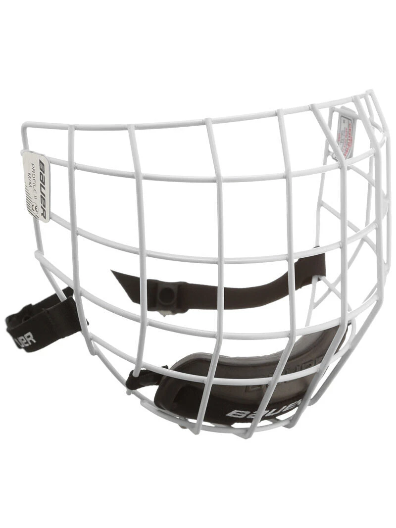 Bauer Profile II White Cage Hockey Mask Hockey Wire Cage Bauer Hockey 3 Bauer Profile II White Cage Hockey Mask Hockey Wire Cage Bauer Hockey