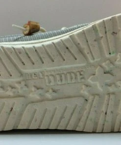 Hey Dude Wally Eco Sox Cobblestone Men's Shoe Lightweight Casual Slip On Shoes