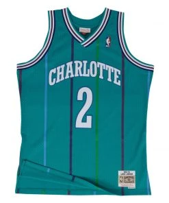 Larry Johnson Charlotte Hornets Mitchell & Ness NBA Authentic Jersey 1992-1993